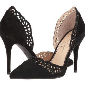 Jessica Simpson Teriann Suede Heels Size 6.5